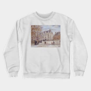 The Fletcher Mansion, New York City by Jean-Francois Raffaelli Crewneck Sweatshirt